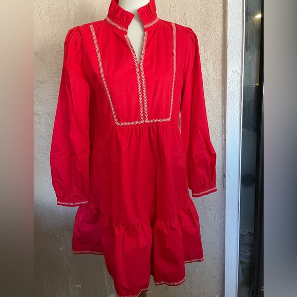 JODIFL Dresses & Skirts - JODIFL Red Long Sleeve Dress